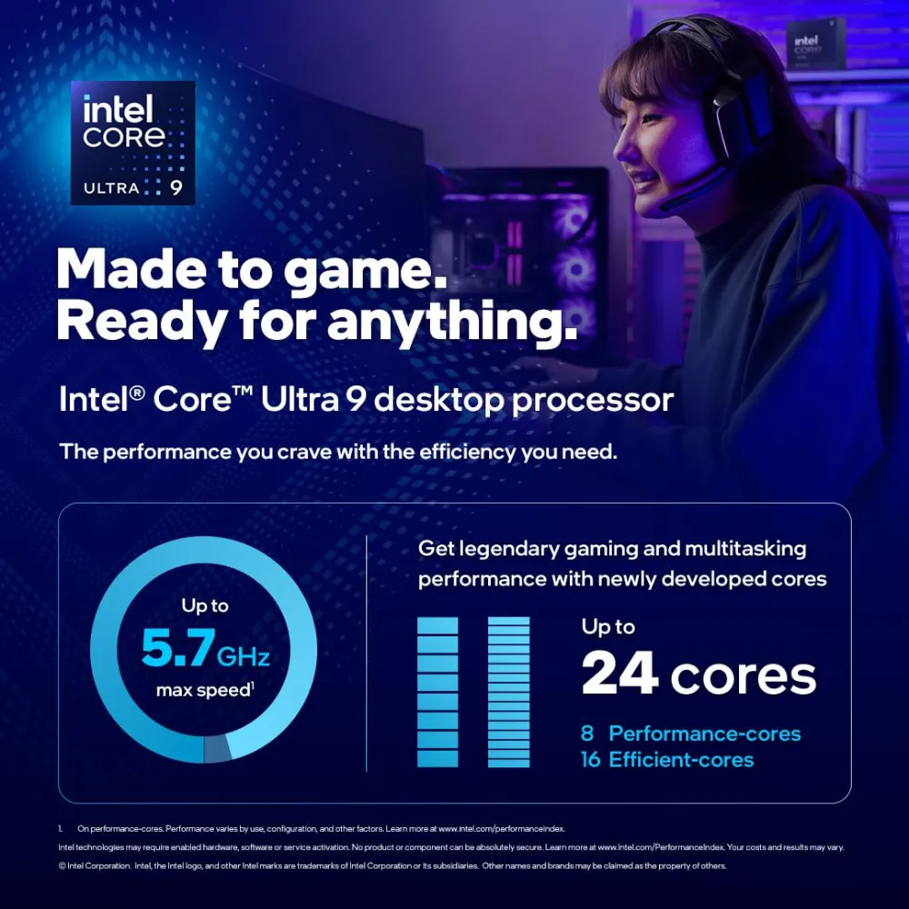 Intel Processor Ultra 9 285K 5.7GHz view 6